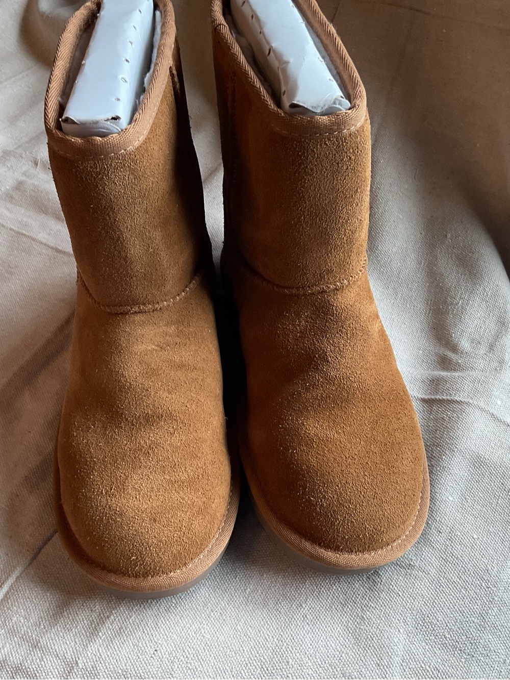 Koolaburra Kids Chestnut Brown Suede Boots